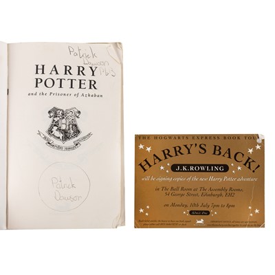 Lot 260 - Rowling (J.K.)Prisoner of Azkaban, Proof Copy, signed by the author