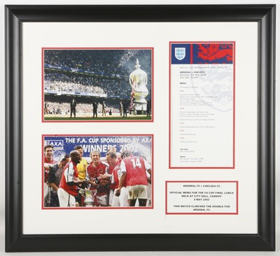 Lot 539 - Arsenal FC v Chelsea FC, official men for the...