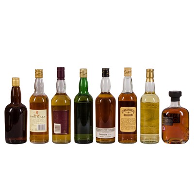 Lot 236 - Mixed Highlands Single Malt Whiskeys - 8 bottles