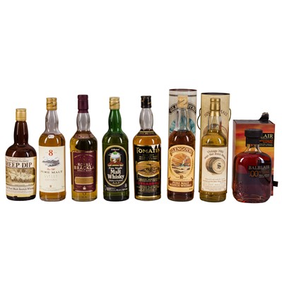 Lot 236 - Mixed Highlands Single Malt Whiskeys - 8 bottles