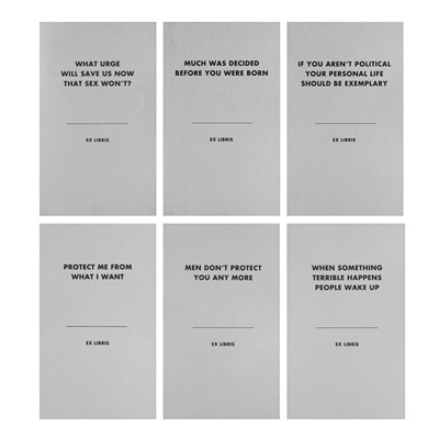 Lot 206 - Jenny Holzer (American, b.1950)