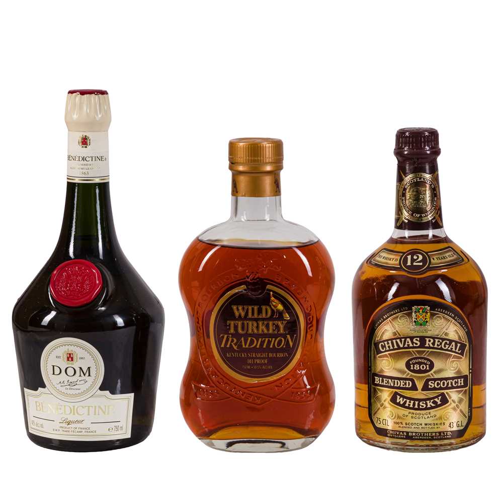 Lot 199 - Mixed Spirits- 3 bottles