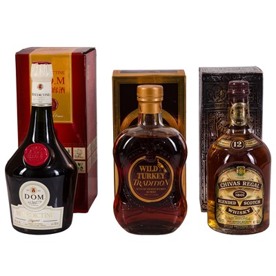 Lot 199 - Mixed Spirits- 3 bottles
