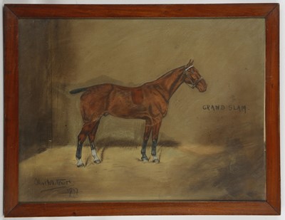 Lot 152 - Olive Whitmore, 'Grand Slam'. Conte, pencil...