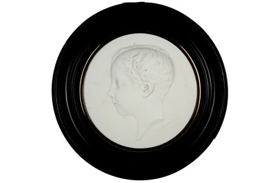 Lot 479 - A 19th century French bisque plaque of Louis...