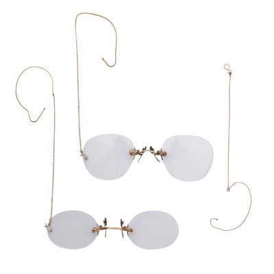 Lot 251 - Two pairs of frameless spectacles