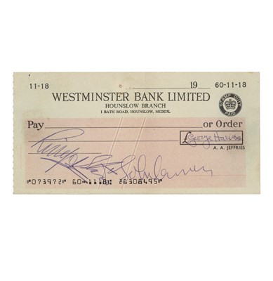 Lot 282 - Beatles.- John Lennon, Ringo Starr & George Harrison