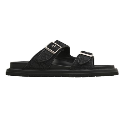 Lot 225 - Dior Men's Black Aqua Sandal - Size 43