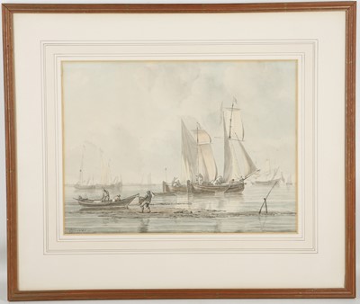 Lot 189 - D. Ferres. A good pen and wash of Flemish...
