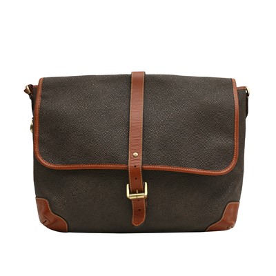 Lot 448 - Mulberry Khaki Scotchgrain Heritage Messenger Bag