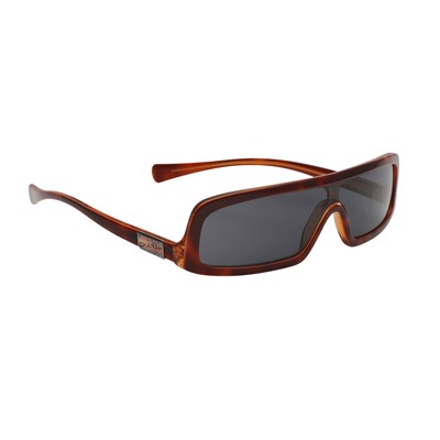 Lot 332 - Chanel Havana Narrow Sheild Sunglasses