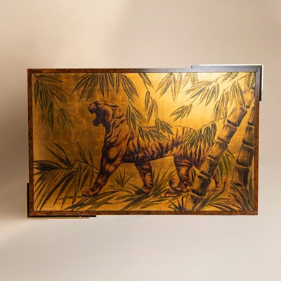 Lot 208 - Art Deco style painting, late 20th Century