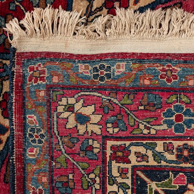 Lot 97 - A large antique fine Yezd carpet, south Persia