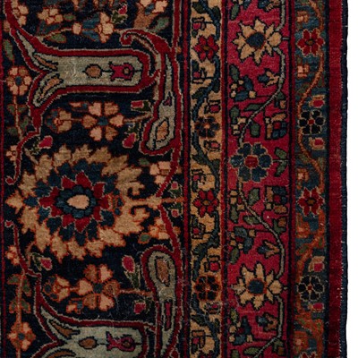 Lot 97 - A large antique fine Yezd carpet, south Persia