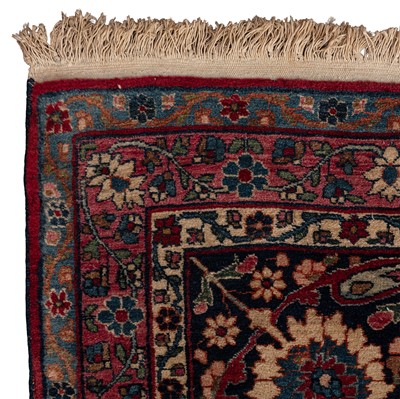 Lot 97 - A large antique fine Yezd carpet, south Persia