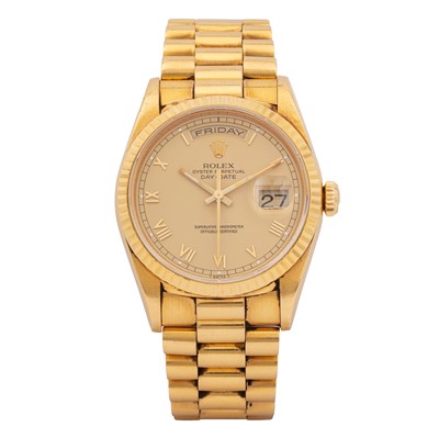 Lot 12 - Rolex 'Day-Date' President Bracelet Watch