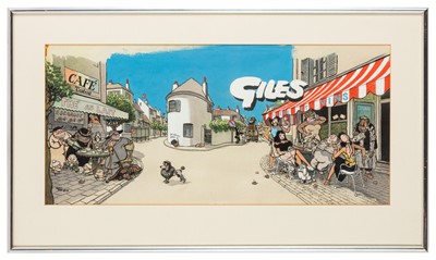 Lot 274 - Giles [Carl Ronald Giles O. B. E.] Cover artwork for the Giles Annual, 1955