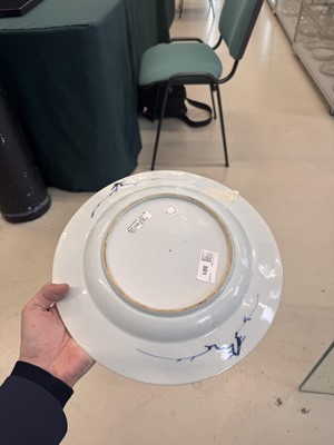Lot 501 - A Chinese blue and white 'ladies' dish, Qing dynasty, Yongzheng period