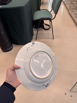 Lot 501 - A Chinese blue and white 'ladies' dish, Qing dynasty, Yongzheng period