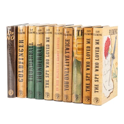 Lot 247 - Ian Fleming. James Bond Novels (10)
