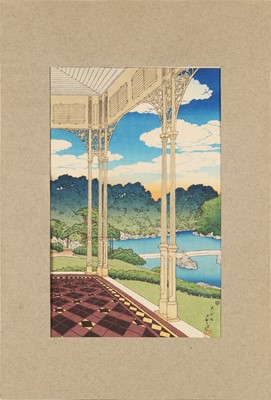 Lot 834 - Kawase Hasui 川瀬 巴水 (Japanese, 1883-1957), Showa era, 1920