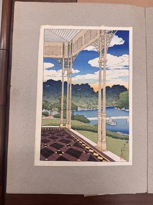 Lot 834 - Kawase Hasui 川瀬 巴水 (Japanese, 1883-1957), Showa era, 1920