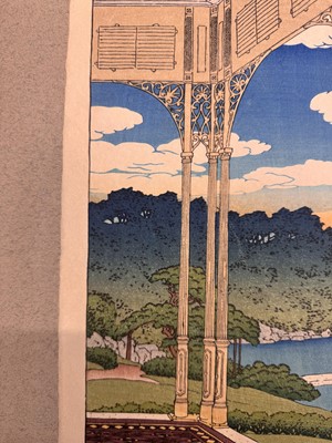 Lot 834 - Kawase Hasui 川瀬 巴水 (Japanese, 1883-1957), Showa era, 1920
