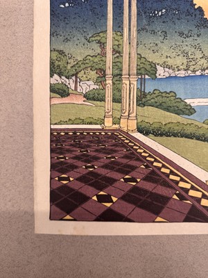 Lot 834 - Kawase Hasui 川瀬 巴水 (Japanese, 1883-1957), Showa era, 1920