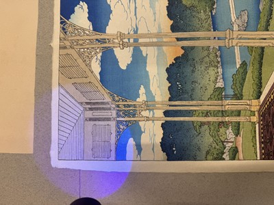 Lot 834 - Kawase Hasui 川瀬 巴水 (Japanese, 1883-1957), Showa era, 1920
