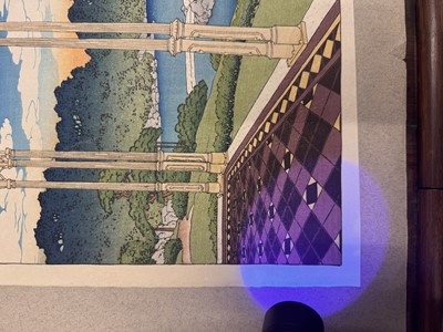 Lot 834 - Kawase Hasui 川瀬 巴水 (Japanese, 1883-1957), Showa era, 1920
