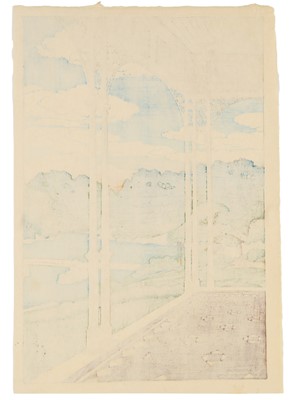 Lot 834 - Kawase Hasui 川瀬 巴水 (Japanese, 1883-1957), Showa era, 1920