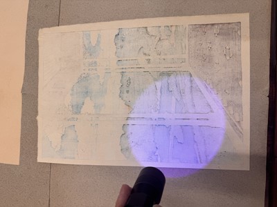 Lot 834 - Kawase Hasui 川瀬 巴水 (Japanese, 1883-1957), Showa era, 1920