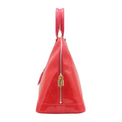 Lot 42 - Louis Vuitton Rose Pop Monogram Vernis Alma GM