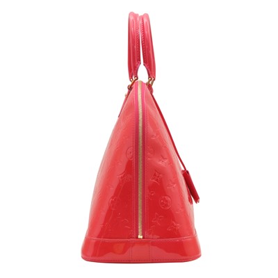 Lot 42 - Louis Vuitton Rose Pop Monogram Vernis Alma GM