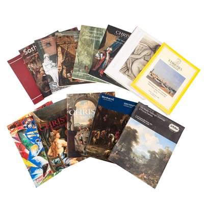 Lot 239 - A collection of auction catalogues to include Old Master paintings, prints and drawings