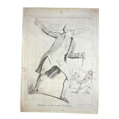 Lot 288 - Cruikshank (Isaac) Reflections on the French Revolution, 1793