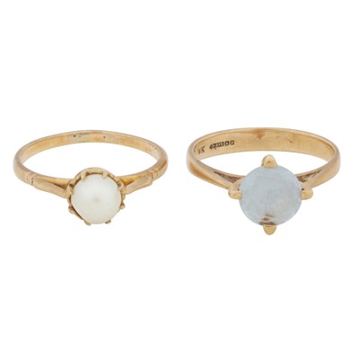 Lot 140 - Two rings