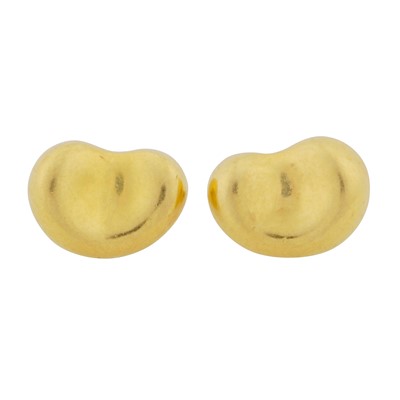 Lot 280 - A pair of Tiffany & Co 'Bean' earrings