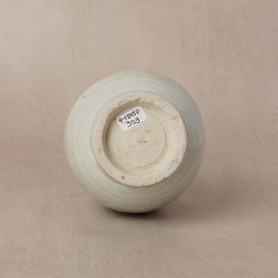 Lot 454 - A Chinese Qingbai 'floral scroll' vase, Song dynasty