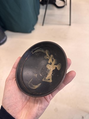 Lot 457 - A Chinese Jizhou glazed-glaze 'floral' painted bowl, Southern Song dynasty