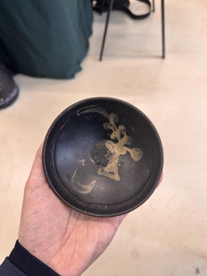 Lot 457 - A Chinese Jizhou glazed-glaze 'floral' painted bowl, Southern Song dynasty