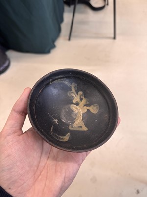 Lot 457 - A Chinese Jizhou glazed-glaze 'floral' painted bowl, Southern Song dynasty