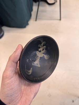 Lot 457 - A Chinese Jizhou glazed-glaze 'floral' painted bowl, Southern Song dynasty