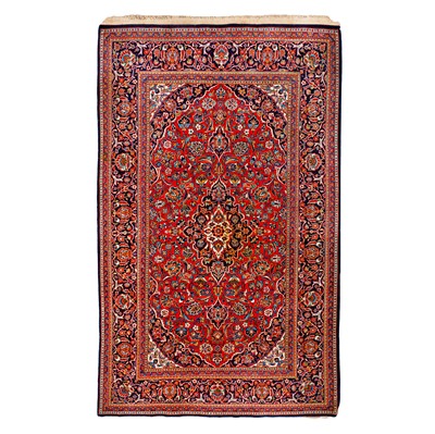 Lot 53 - A fine Kashan rug, central Persia
