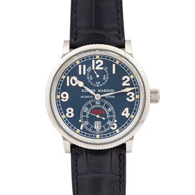 Lot 22 - Ulysee Nardin 'Marine Chronometer' Wristwatch