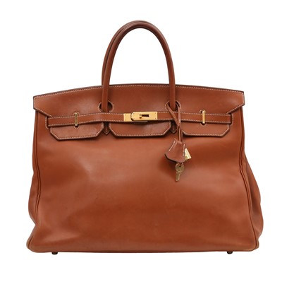 Lot 125 - Hermes Vache Natural Birkin 40