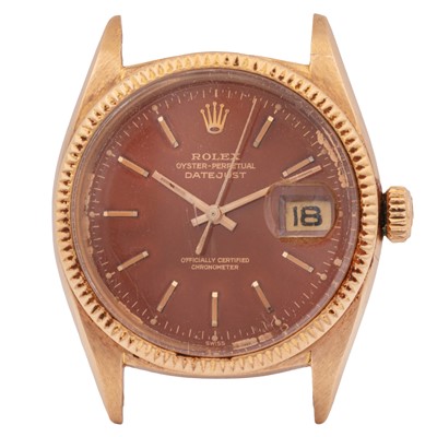 Lot 13 - Rolex 'Datejust' Tropical Dial Wristwatch