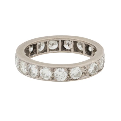 Lot 88 - A diamond full eternity ring
