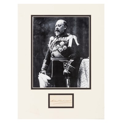 Lot 479 - Edward VII, King of the United Kingdom & Edward, Prince of Wales