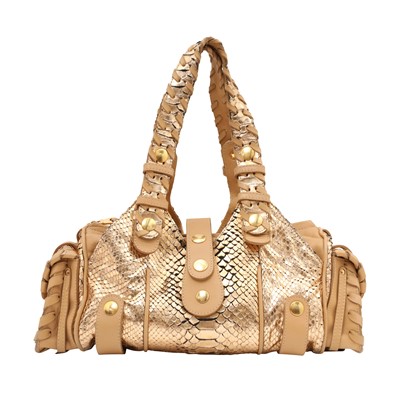 Lot 118 - λ Chloe Beige Python Silverado Shoulder Bag